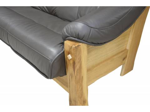 kanapa skorzana drewno debowe