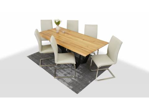 nowoczesny stół i krzesła