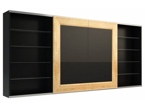 panel rtv z drzwiami przesuwnymi kolekcja corino mebin