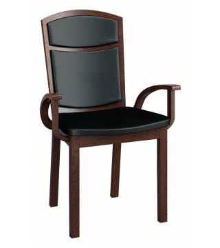 Krzesło ROMA II z podłokietnikiem MEBIN - Meble Wanat