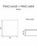 Stoliki kawowe | Wymiary Pino Maxi / Mini
