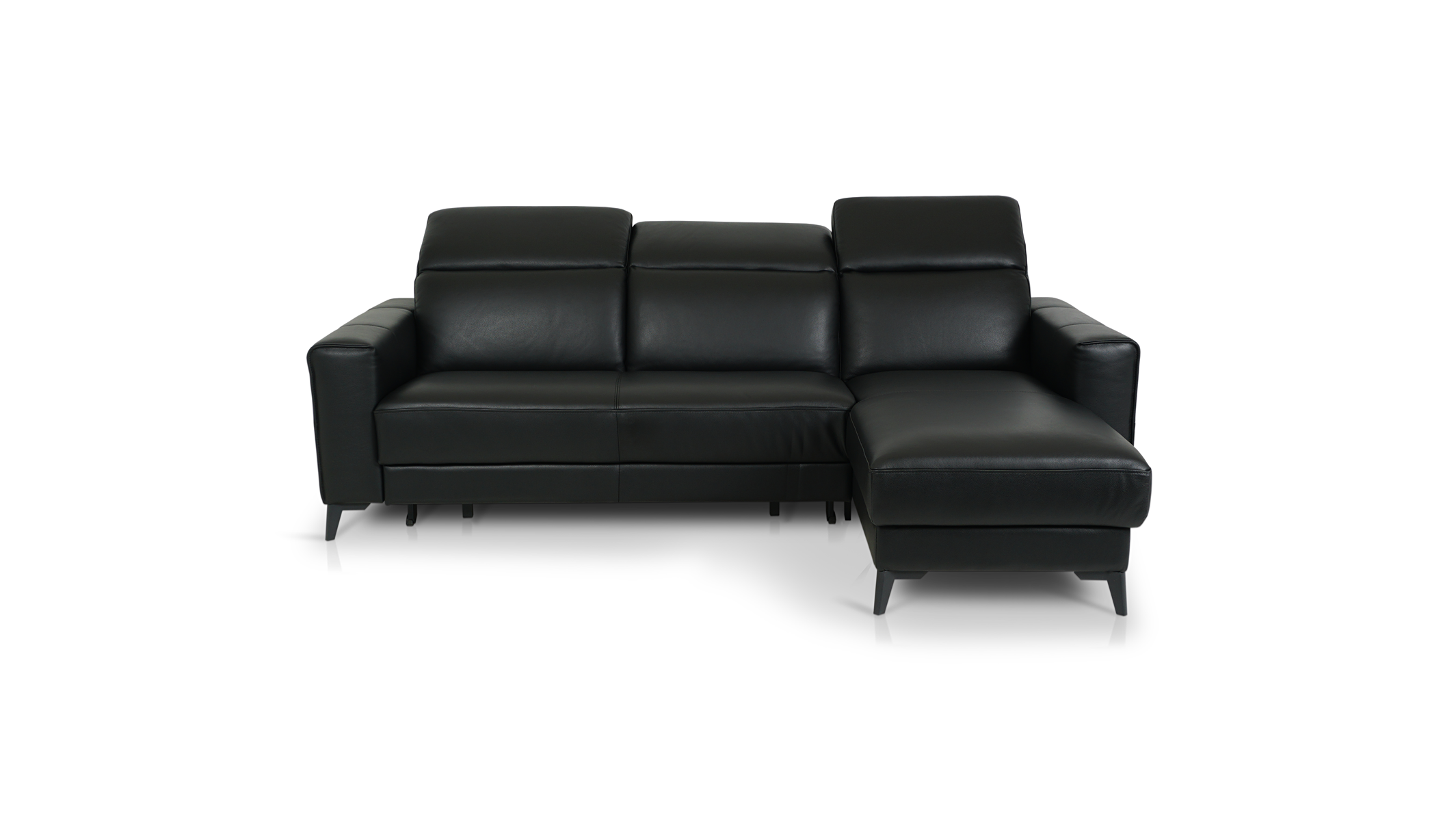 Ponte skórzana sofa z szezlongiem
