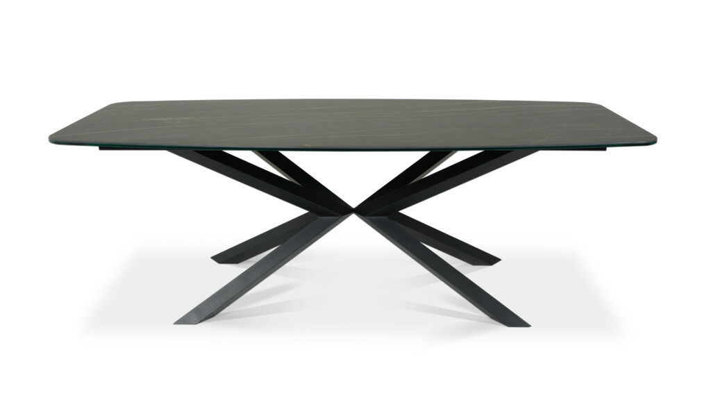 Stół Linatte elegancki stół z blatem Laminam Noir Desire Stół Linatte elegancki stół z blatem Laminam Noir Desire