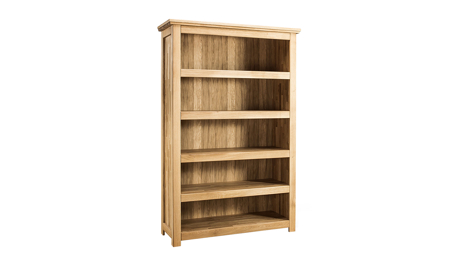 Biblioteczka nowoczesna z dębu naturalnego