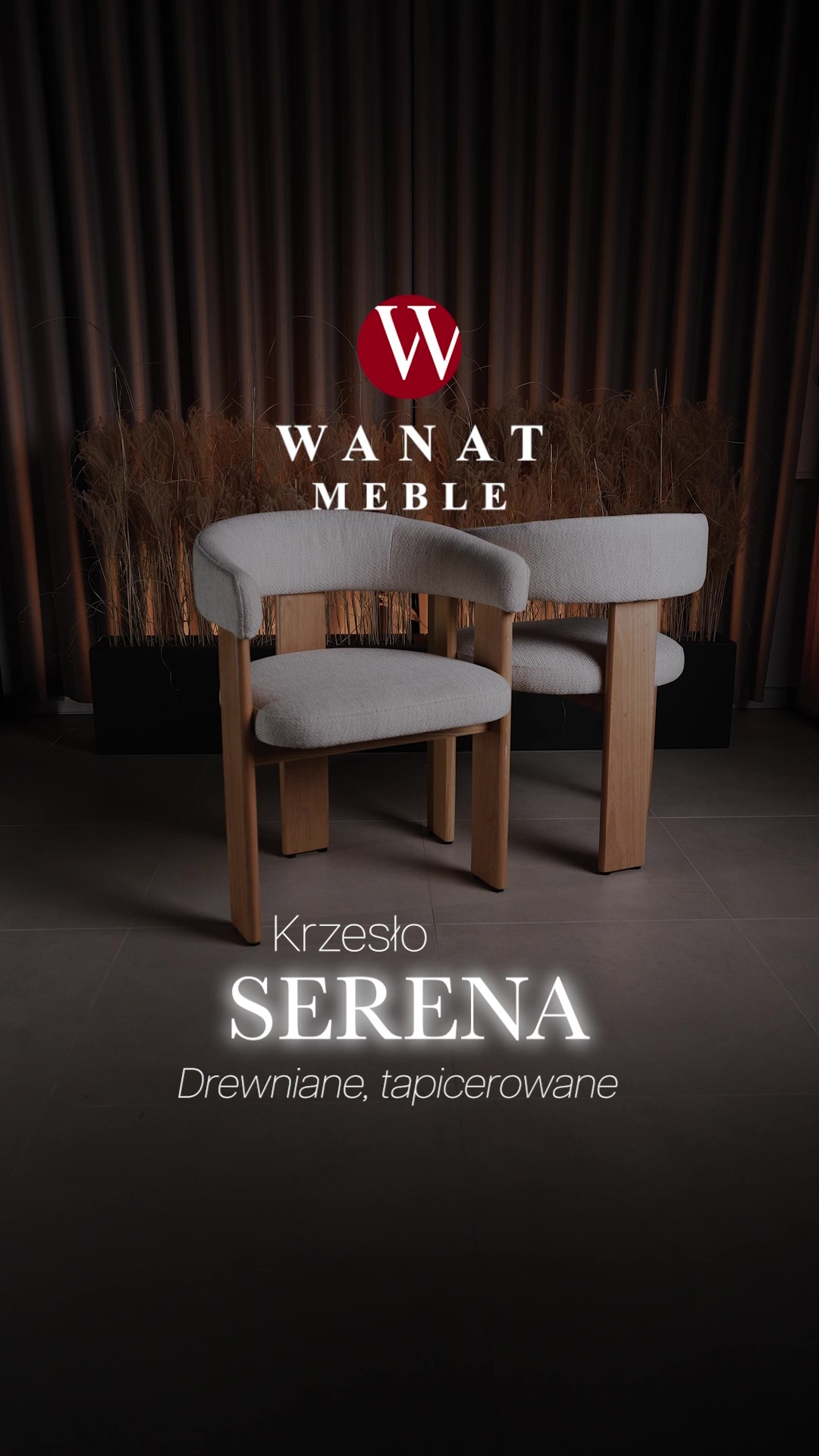 Krzesło Serena jasna edycja luksusu