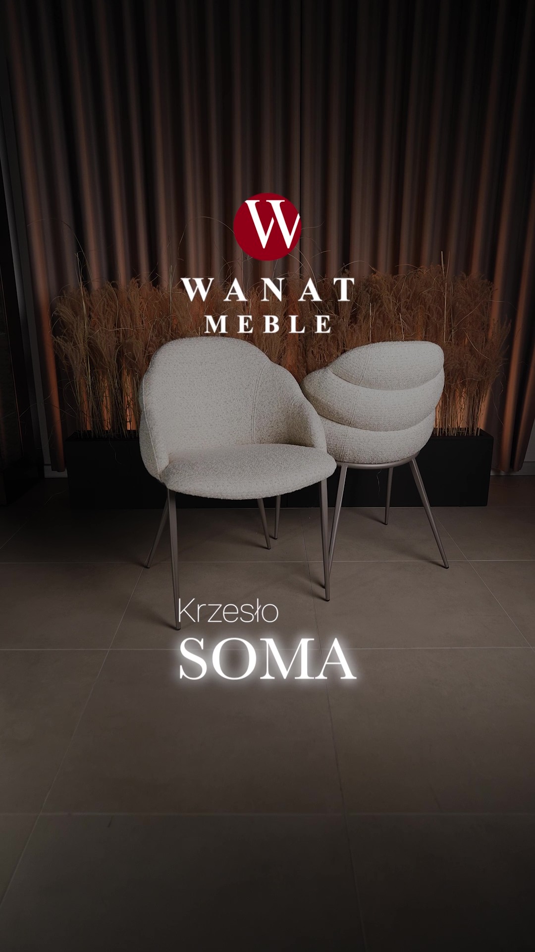 Krzesło Soma w skórze naturalnej premium