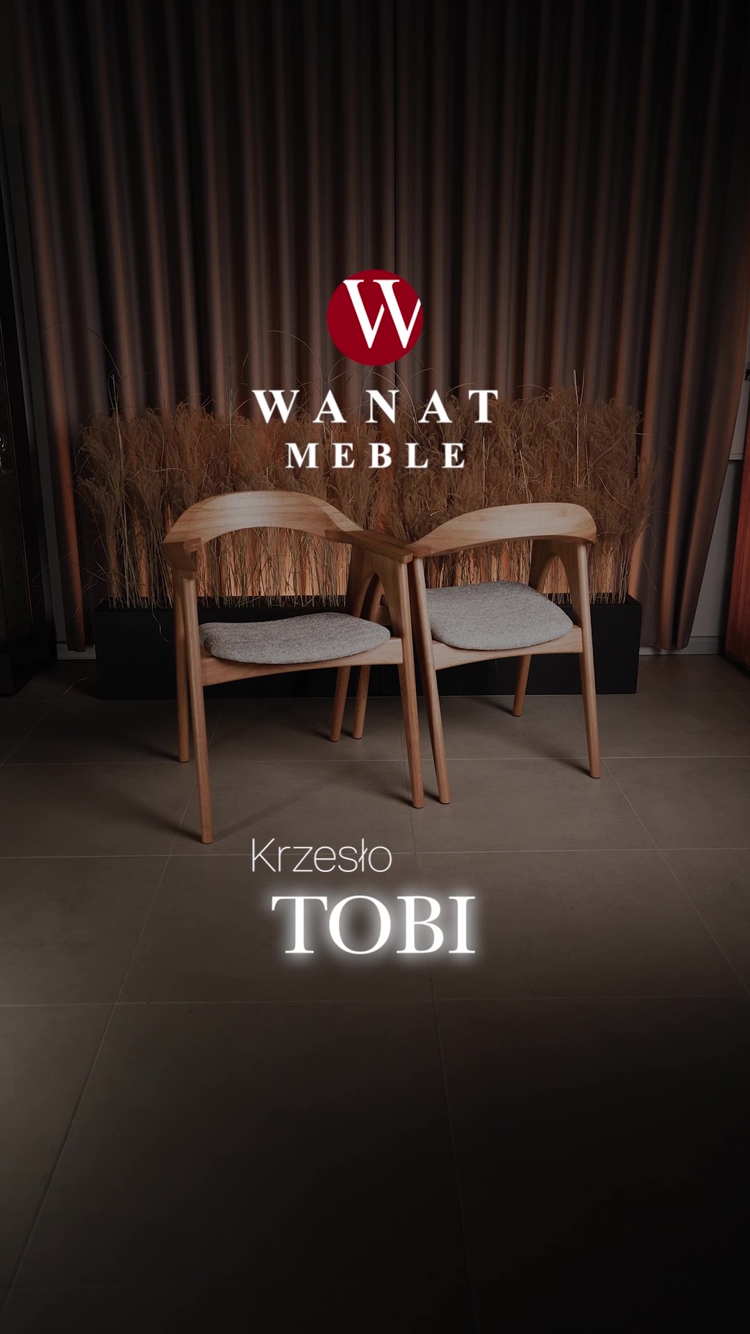 Krzesło Tobi naturalna forma drewna i ponadczasowa konstrukcja