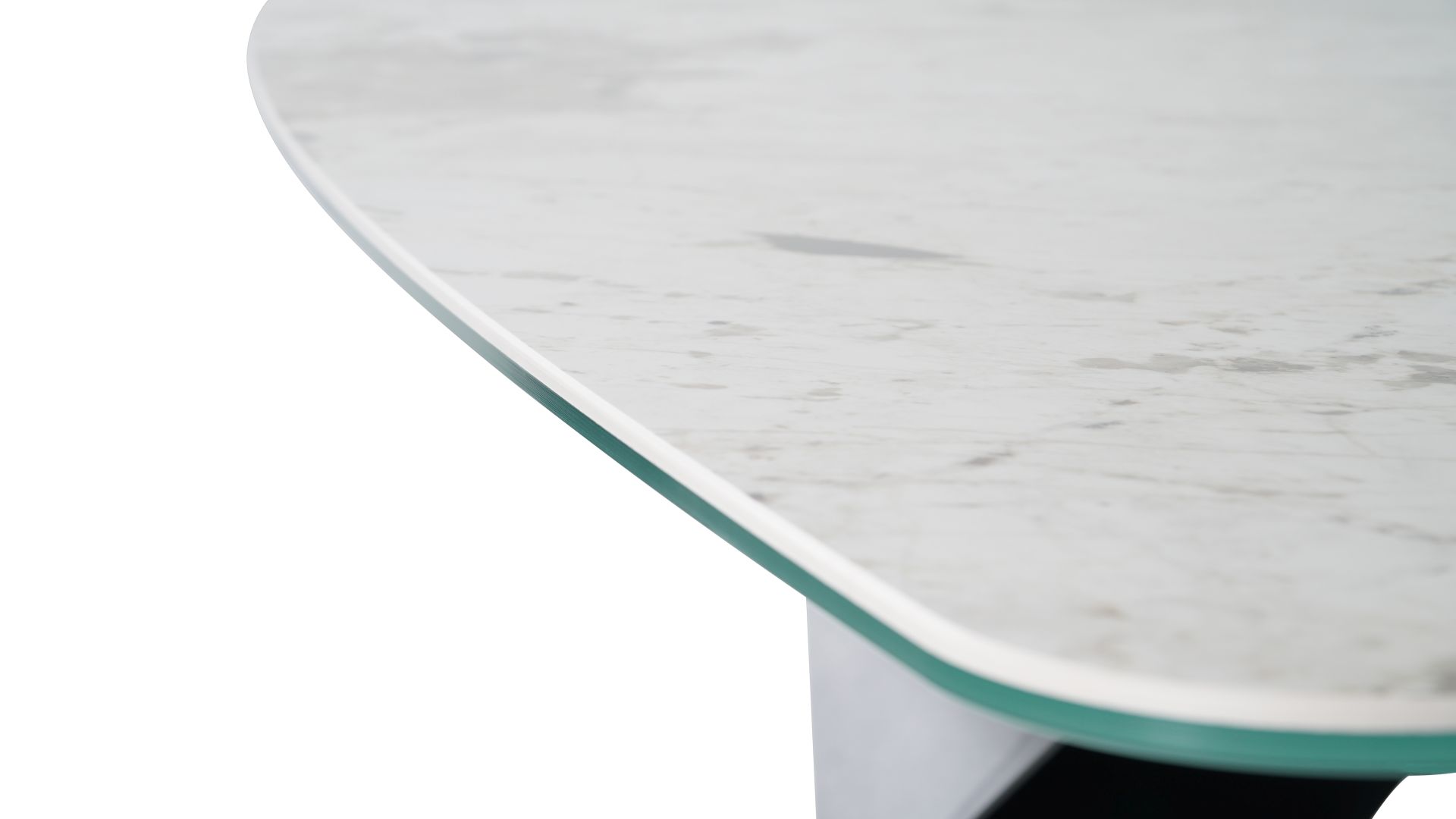 designerski stół z blatem ze spieku kwarcowego Stół Selva kwintesencja luksusu w spieku i metalu