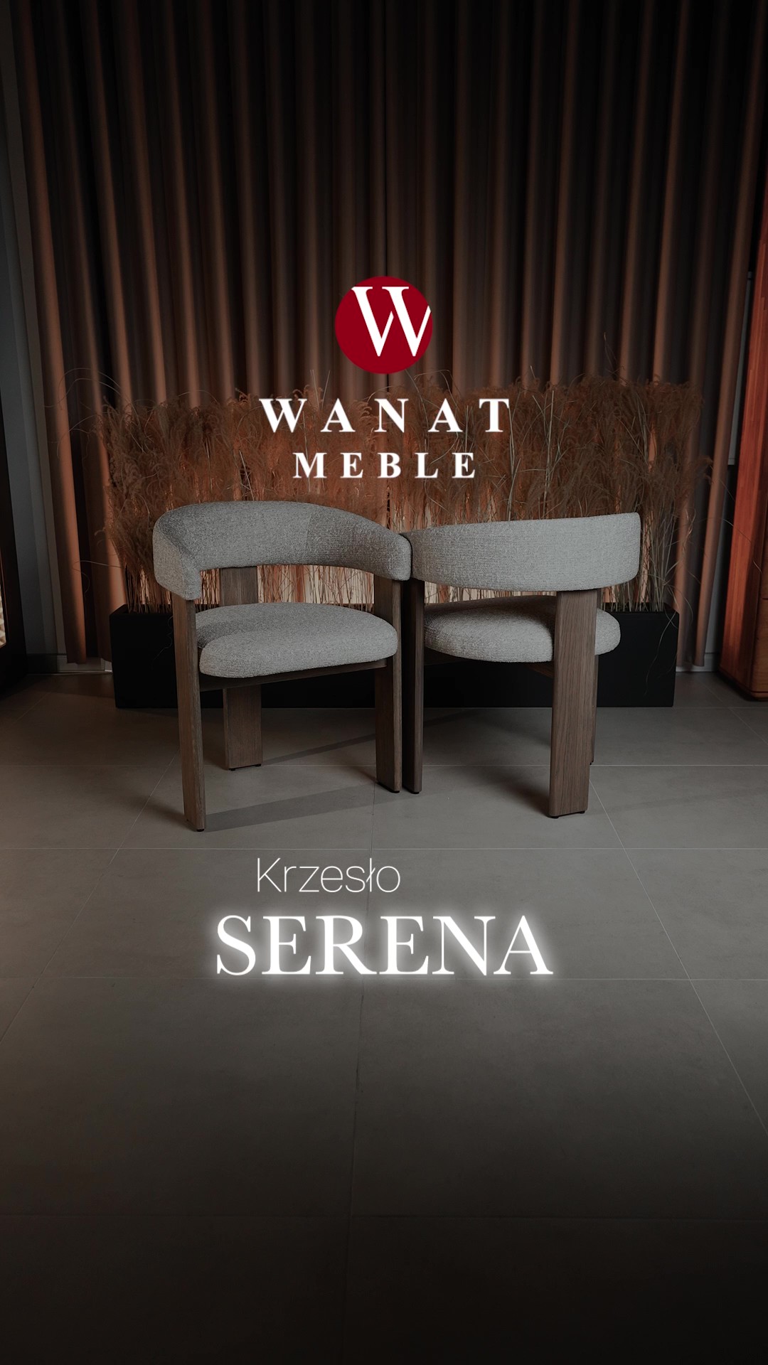 Krzesło Serena w ciemnej edycji drewnianej kolorystyka pod zamówienie polski producent Meble Wanat