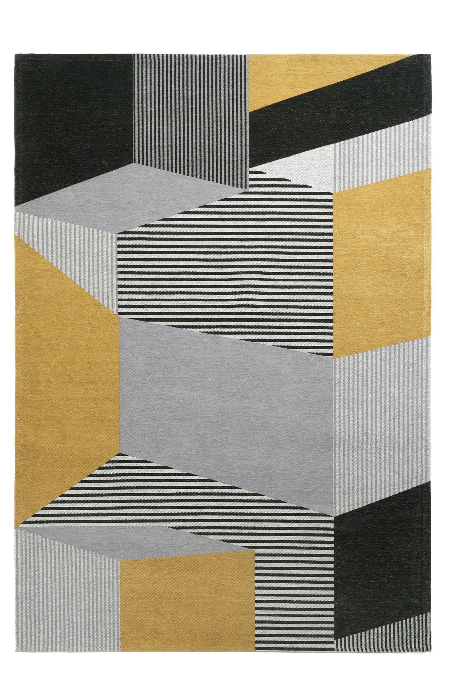 Dywan Metropolis Yellow - nowoczesna geometria