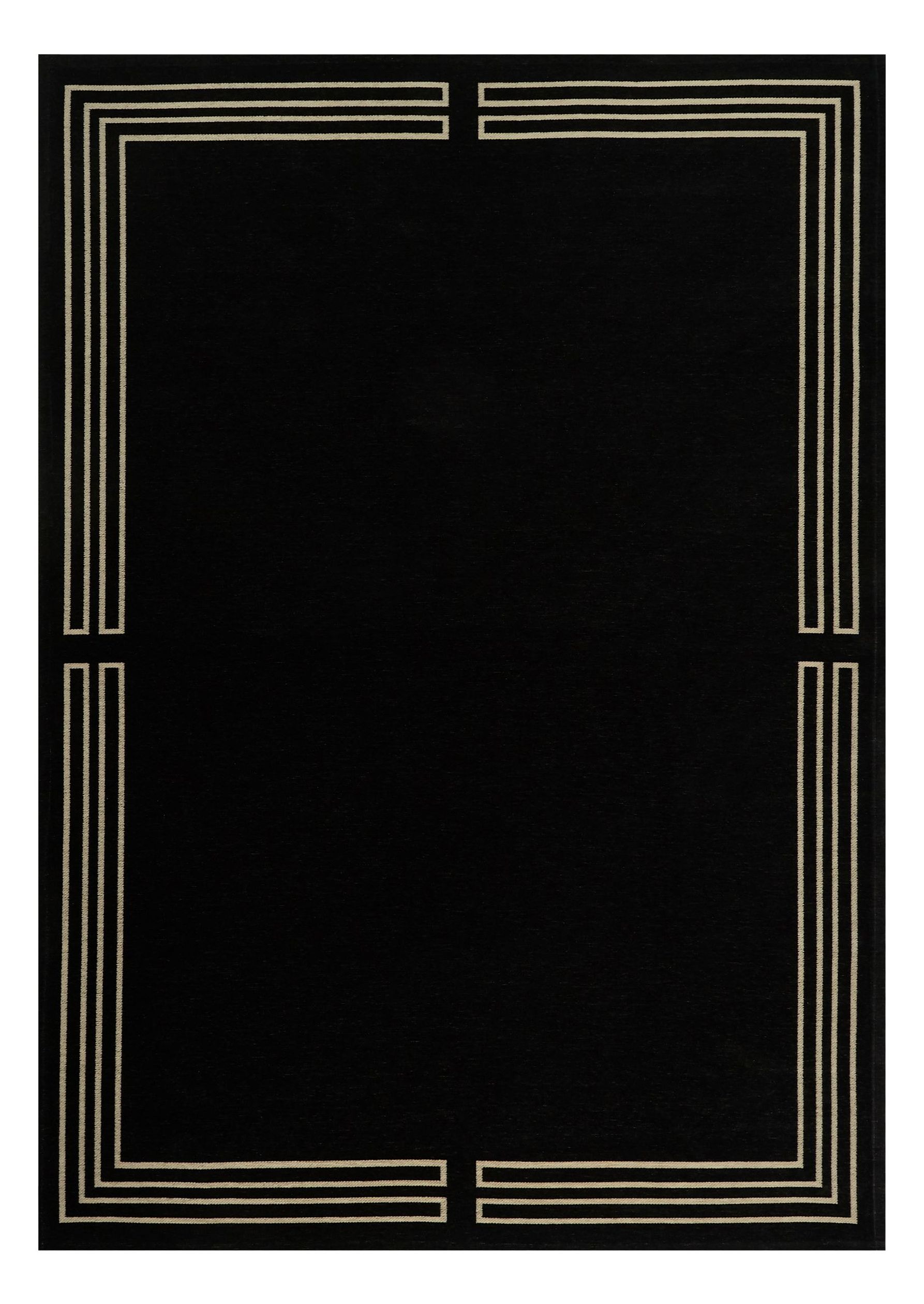 Dywan Royal Black -Minimalizm z nutą prestiżu