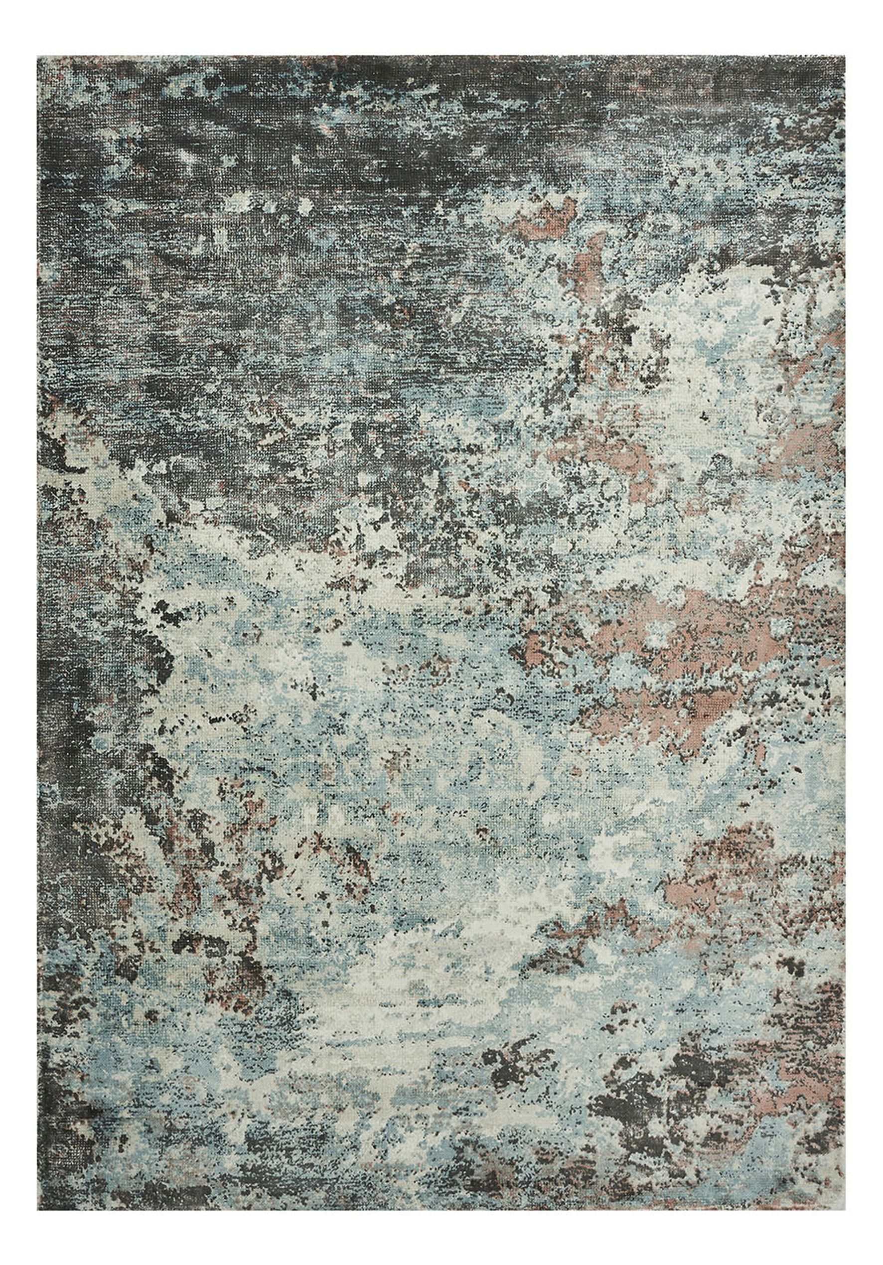 Dywan Sintra Teal Peach w chłodnej kolorystyce