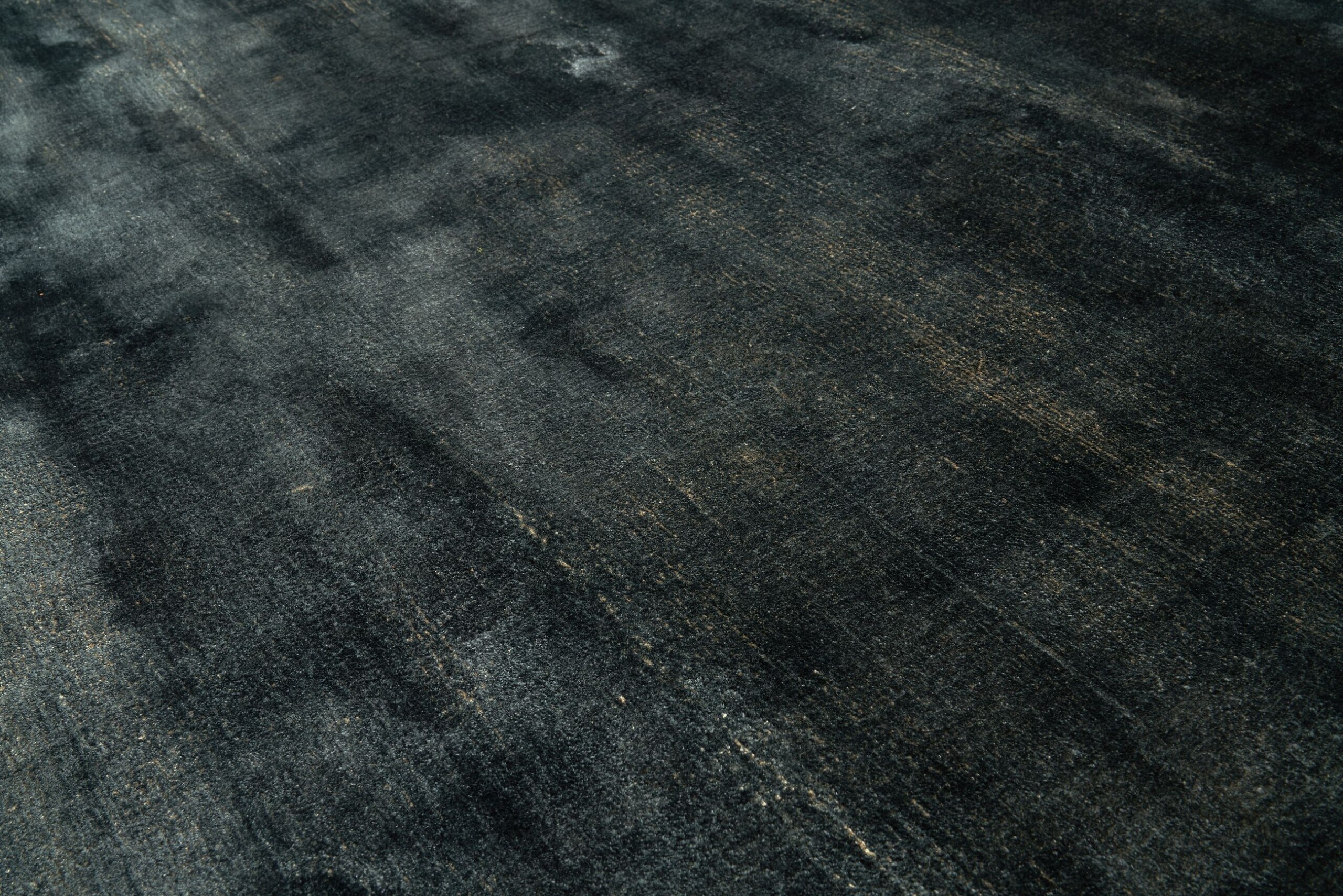 nowoczesny dywan z delikatnym połyskiem Dywan Plain Dark Blue premium