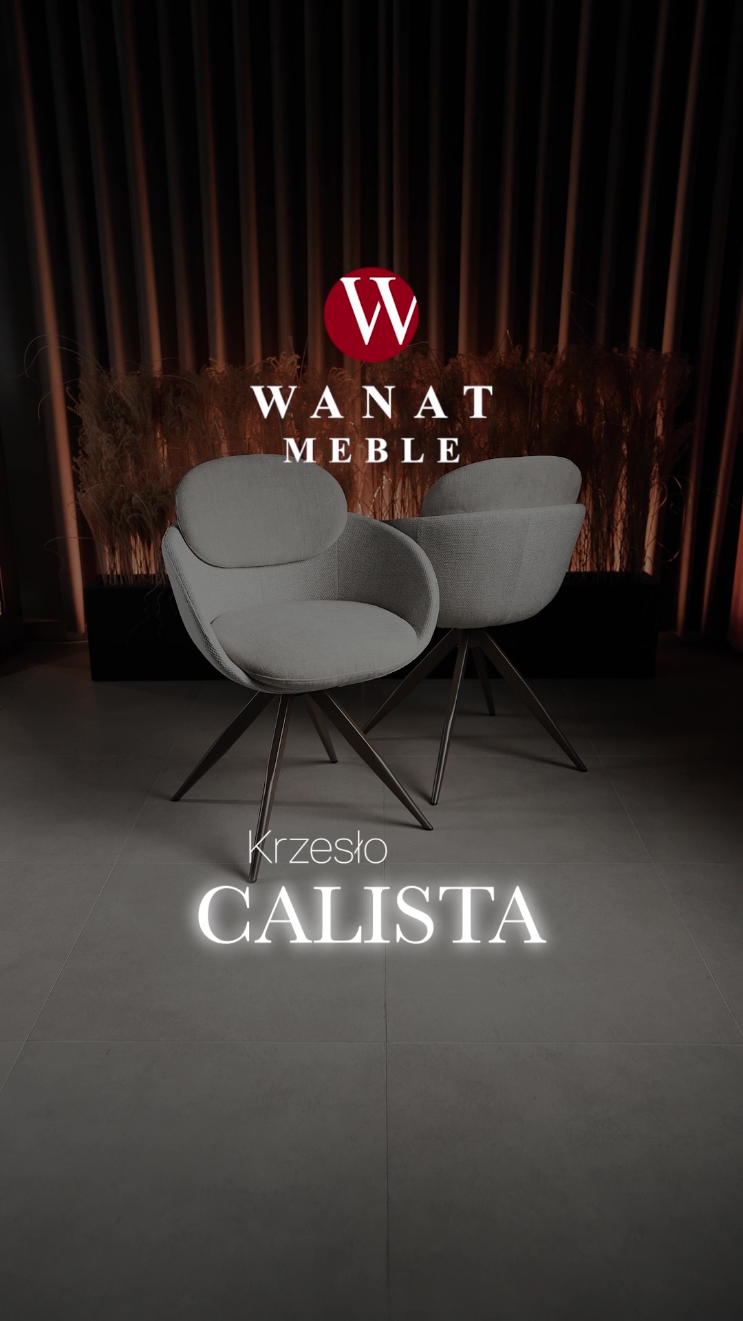 Krzesło o ergonomicznym kształcie wygodne do biurka i do jadalni Calista Meble Wanat