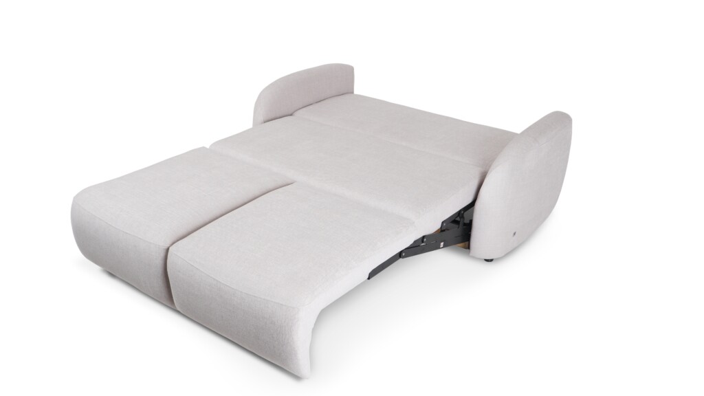 rozkładana sofa z dużą powierzchnią spania
