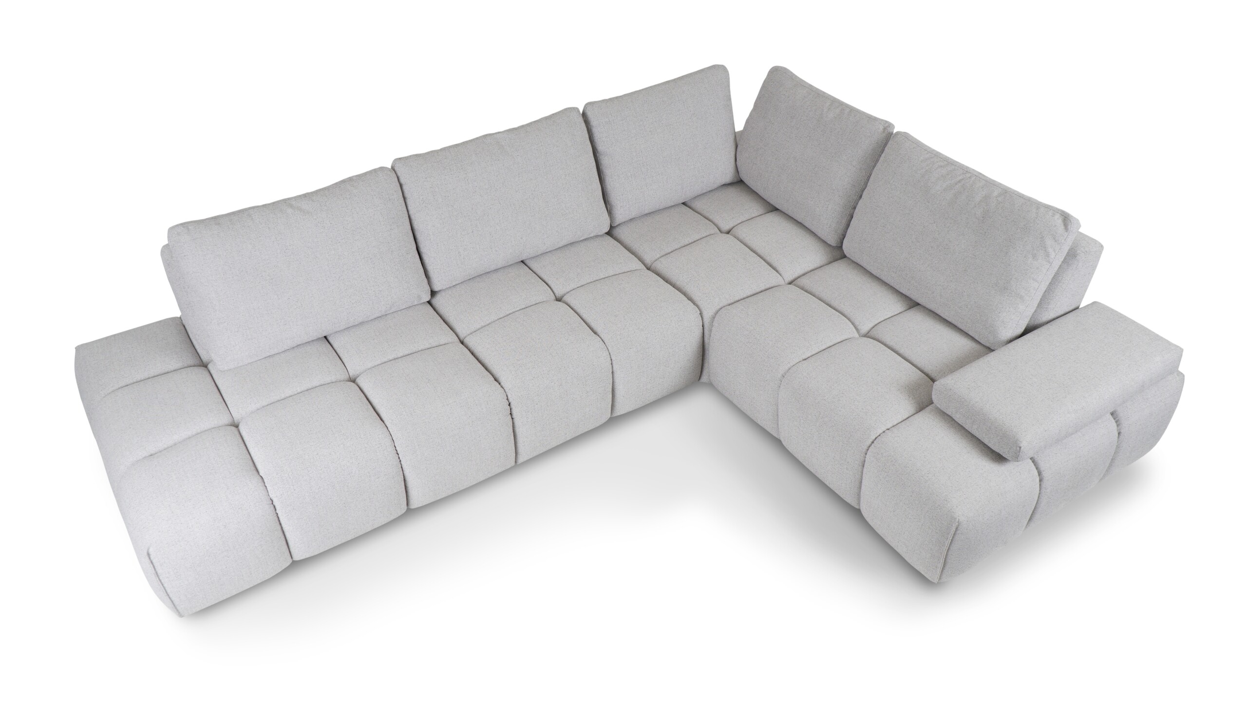 designerski narożnik Nuvia z głębokim siedziskiem i odchylanym oparciem w tkaninie Artex Natura 11 do eleganckiej strefy wypoczynku designerski narożnik Nuvia z głębokim siedziskiem i odchylanym oparciem w tkaninie Artex Natura 11 do eleganckiej strefy wypoczynku