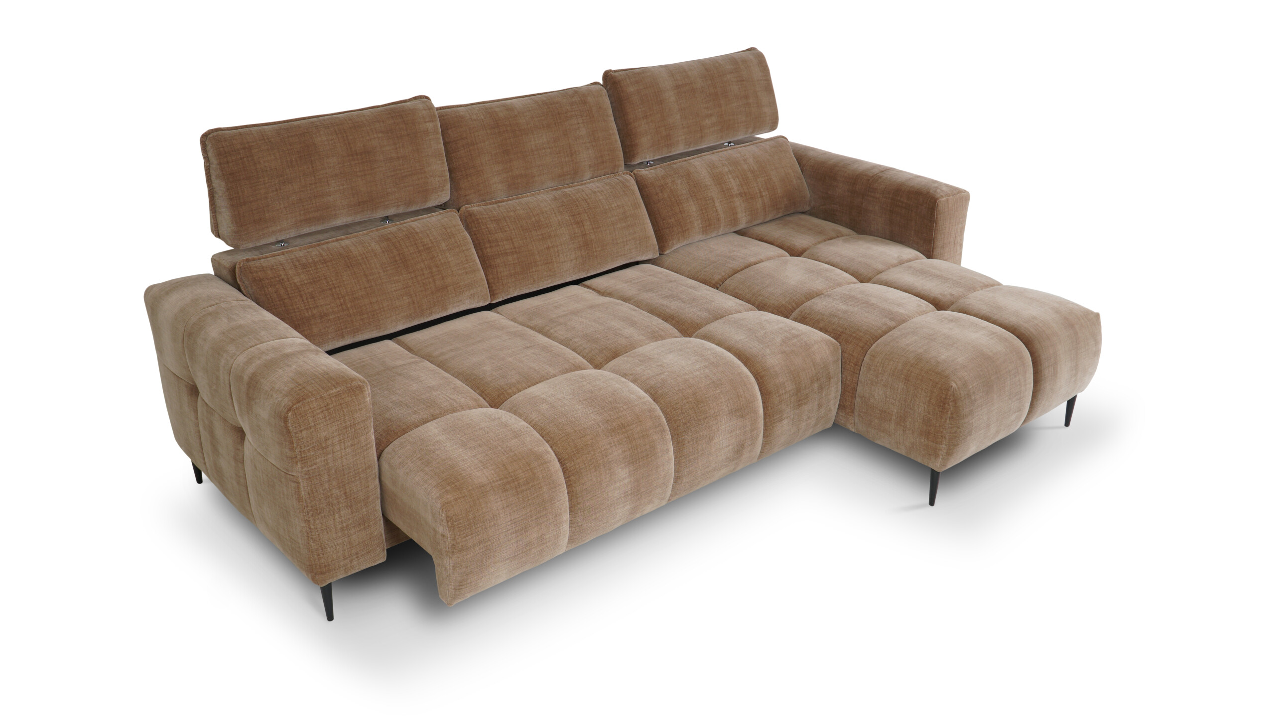 Meble Wanat Romeria sofa z szezlongiem z funkcją wysuwanego siedziska eleketrycznie Meble Wanat Romeria sofa z szezlongiem z funkcją wysuwanego siedziska eleketrycznie